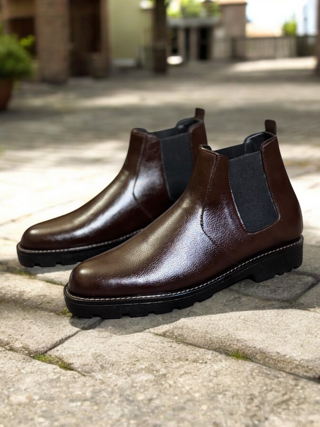 Dark Brown Chelsea Boots
