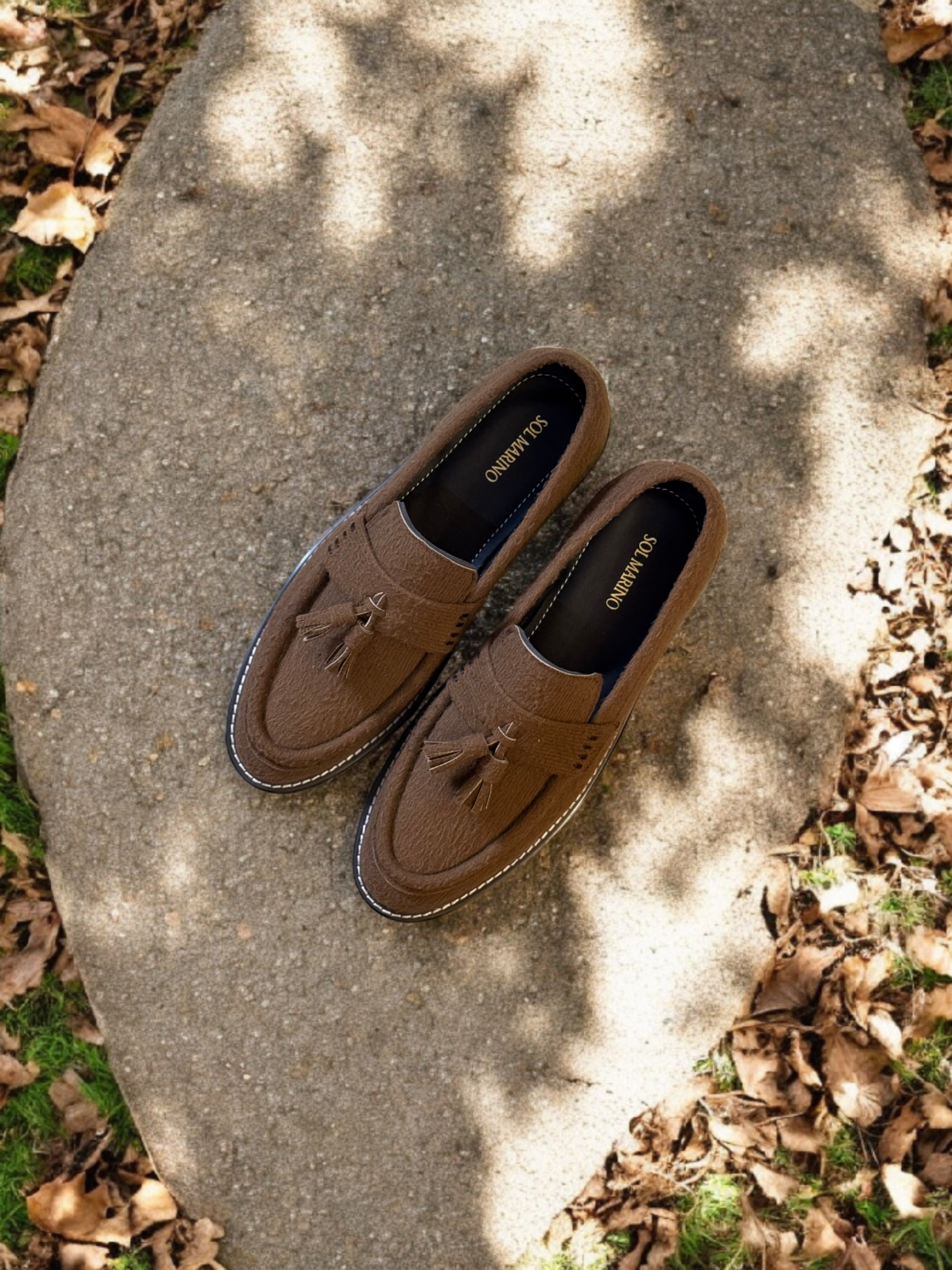 Brown Suede Loafers